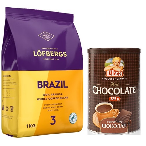 Кофе зерновой и горячий шоколад Кофе зерновой и горячий шоколад